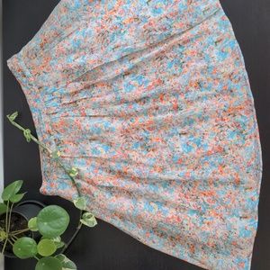 J. Crew | Soiree Silk Skirt in Waterlily Floral Size 0